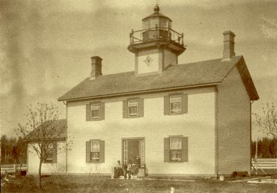 Raspberry Island Lighthouse, c.1900